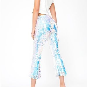 Iridescent Sequin Pants